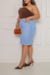 Saia Jeans Plus Size Com Fenda Frontal - Clara na internet