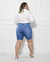 Bermuda Ciclista Jeans Plus Size - Clara - comprar online