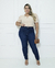 Imagem do Calça Cigarrete Jeans Plus Size - Azul Marinho