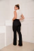 Calça Flare Jeans - Preta - comprar online