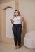 Calça Skinny Jeans Plus Size - Preta - comprar online