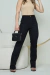 Calça Reta Jeans - Preta - Sairaf Jeans