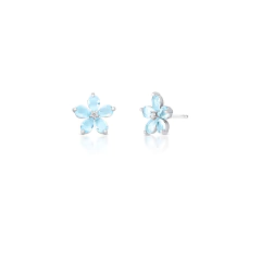 Brinco Flor Gota