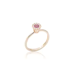 Anel Solitário Flor - comprar online