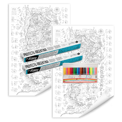 COMBO 2 MAPAS + 30 MARCADORES TRABI JUNIOR a elección