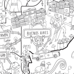 Mapa PROYECTO ARGENTINA - comprar online
