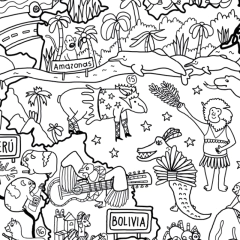 Mapa PROYECTO ANIMALES de AMÉRICA