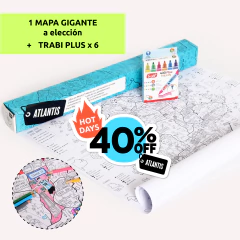 COMBO 1 MAPA + 6 MARCADORES TRABI a elección - comprar online