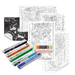 COMBO 5 MAPAS + 30 MARCADORES TRABI JUNIOR