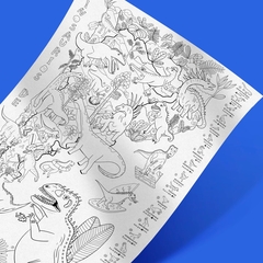 Mapa PROYECTO DINOSAURIOS DE ARGENTINA - comprar online