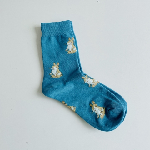 Medias Rabbit turquesa