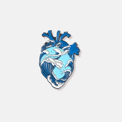 Pin corazon Asian waves