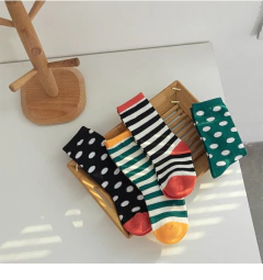 Medias lulú - black & white - comprar online