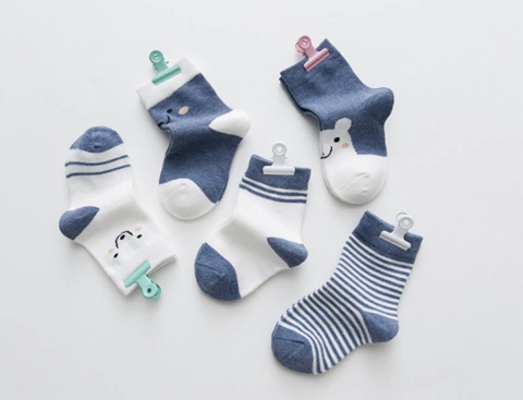 Medias blue bear pack x 5