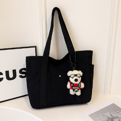 Combo Tote Bag con Peluche Colgante perro Aviador - comprar online