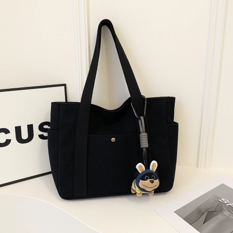 Combo Tote Bag con Peluche Colgante perro Aviador - comprar online