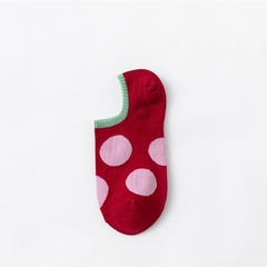 Medias dotty - red