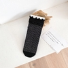Medias Sheri cross black / white
