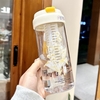 Botella con infusor flower - amarilla