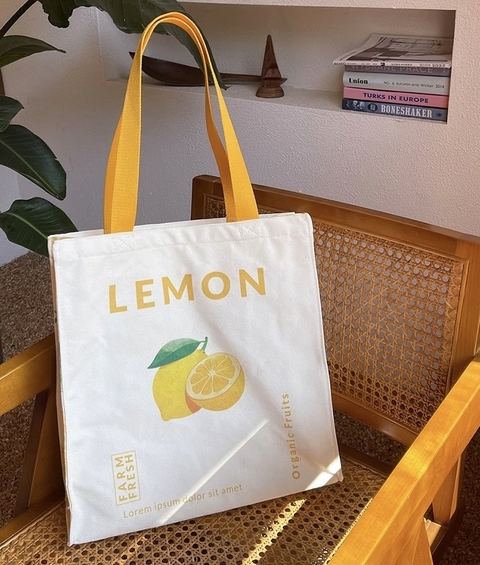 Tote painting - limon