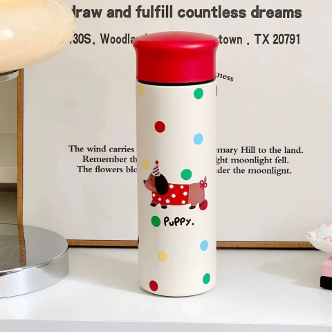 Botella térmica happy dog - 450 ml