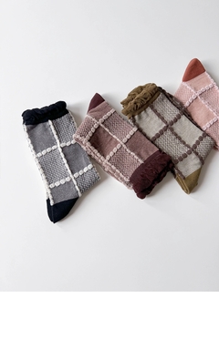 Medias capri - bordo vino - comprar online