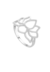 Anel Flor de Lotus Prata 950