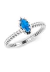 Anel Prata 925 Flor de Liz 3D c/ Zirconia na internet