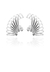 Brinco Liso Ear Cuff Prata 925 c/ Zirconia
