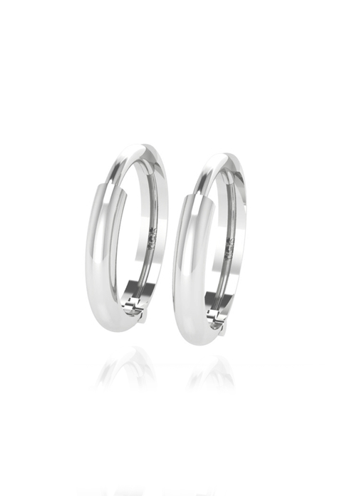 Brinco Click Argola Lisa 12.5 mm