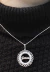 Gargantilha Jesus Coração Vazado Prata 925 C/ Zirconia - comprar online