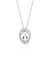 Corrente Pingente Nossa Senhora Prata 925 C/ Zirconia