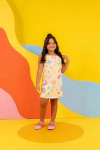 Macaquinho short-saia frutinha amarelo - comprar online