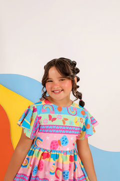 Vestido princesinha alegria - lalypopKids