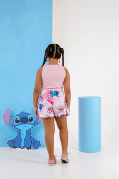 Imagem do Conjunto cropped malha rosa