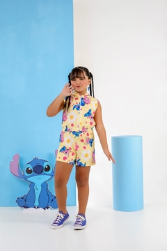 Conjunto bomber cavado amarelo - lalypopKids