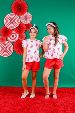 Conjunto 2 manguinhas lacinho vermelho magia - comprar online