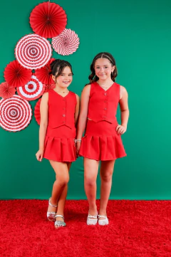 Conjunto Ísis vermelho magia