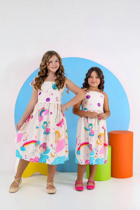 Vestido linda borboleta off - comprar online