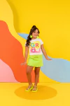 Conjunto short-saia malha grow verde cana - comprar online