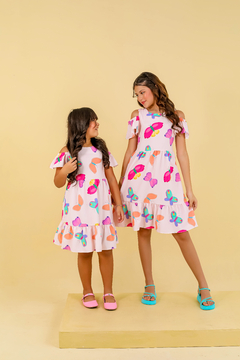 Vestido Ana rosa - comprar online