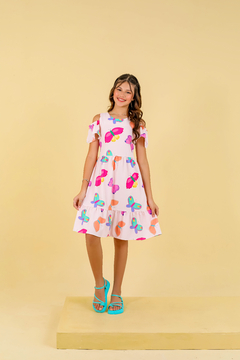 Vestido Ana rosa na internet