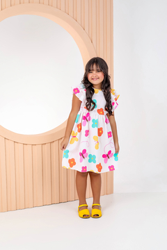 Vestido jabour duplo borboleta - lalypopKids