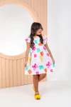 Vestido jabour duplo borboleta - comprar online