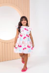 Vestido jabour duplo florzinha - comprar online