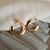 Argola chapada Facetada - comprar online