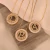 Mandala Inicial ouro18k baguetes
