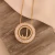 Mandala Inicial ouro18k baguetes - comprar online