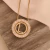Mandala Inicial ouro18k baguetes - CrisJoo.Design