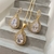Conjunto gota cristal duplo contorno